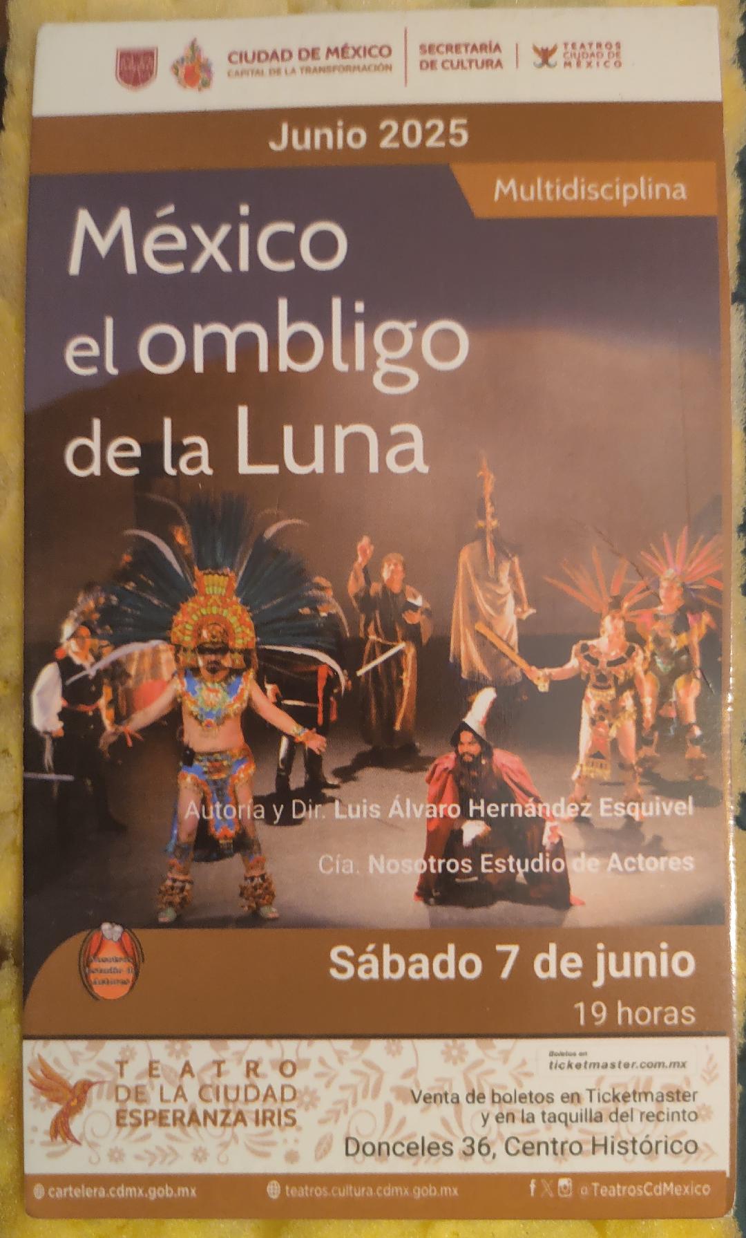 LOS 700 AÑOS DE LA FUNDACIÓN DE TENOCHTITLAN EN EL TEATRO DE LA CIUDAD DE MÉXICO