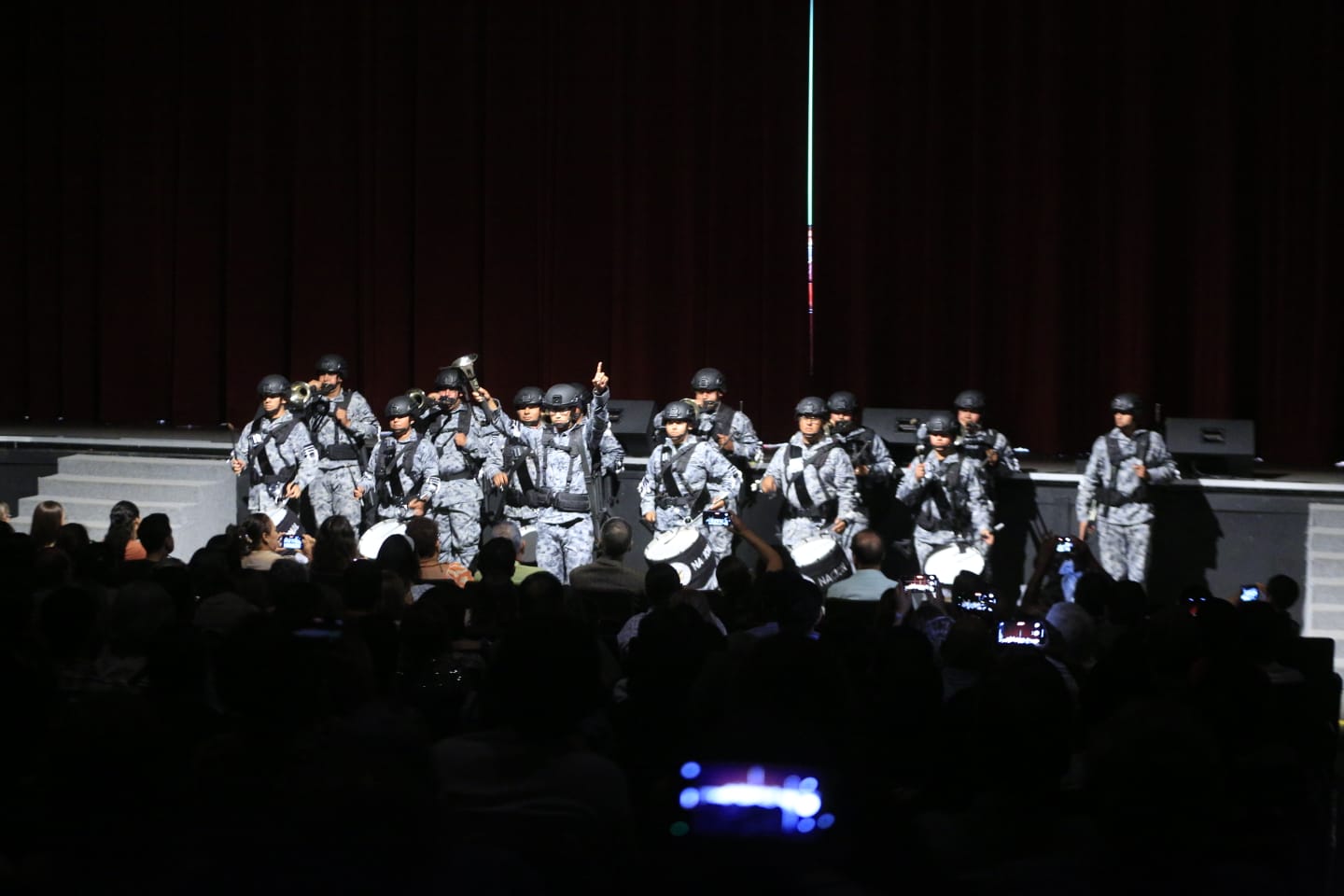 Orquesta Sinfónica de Alientos y Ballet Folclórico de la Guardia Nacional participan en el Festival Internacional en Tamaulipas
