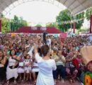 Más de 3 millones de mujeres reciben la Pensión Mujeres Bienestar: Presidenta encabeza asamblea en Puerto Morelos, Quintana Roo