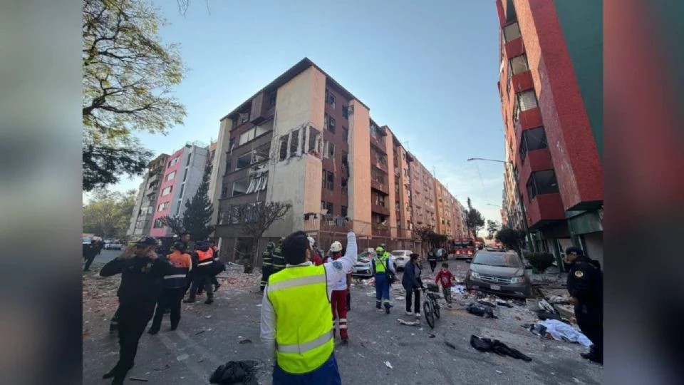Explosión en Coyoacán: cinco heridos tras acumulación de gas en departamento